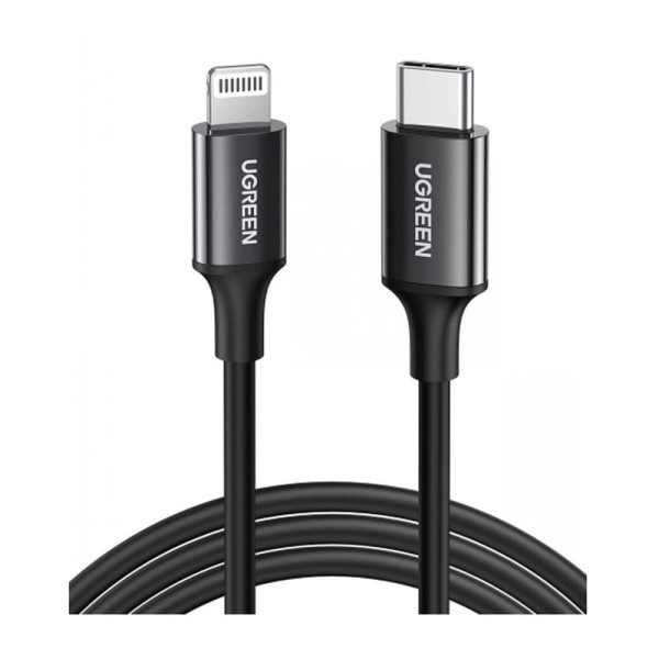Encontraproduto.com.br - Cabo de Carregamento USB-C para Lightning 2.0M US171 Preto - Ugreen