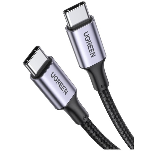 Encontraproduto.com.br - Cabo USB-C para USB-C 2.0M Nylon US316 Preto - Ugreen