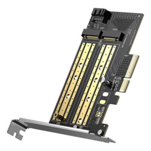 Encontraproduto.com.br - Adaptador PCI-E P/ 2 M.2 NVMe CM302 Ugreen
