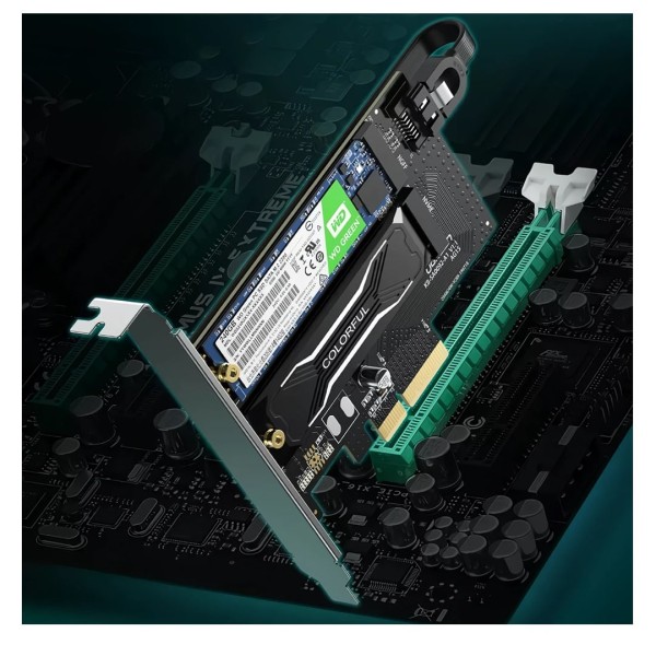 Encontraproduto.com.br - Adaptador PCI-E P/ 2 M.2 NVMe CM302 Ugreen