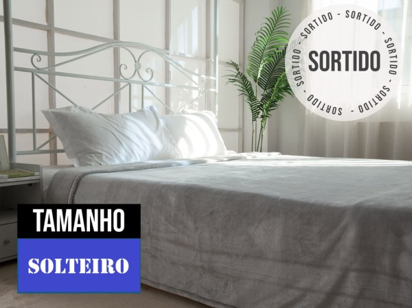 Encontraproduto.com.br - Cobertor Sherpa Solteiro Item Sortido Members Mark