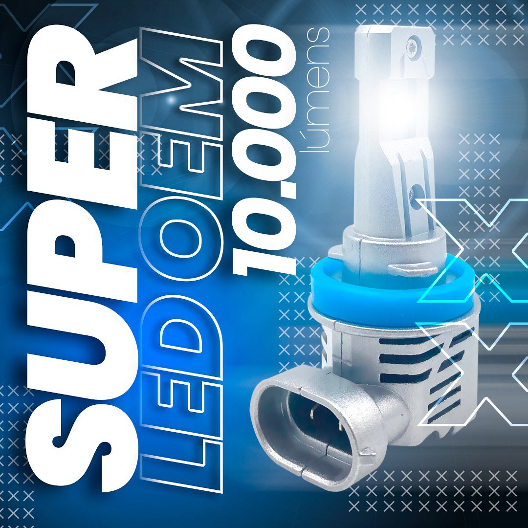 Encontraproduto.com.br - Ultra Led Hb4 9006 Farol De Milha Gol G5 Oem Csp 10000 Lm