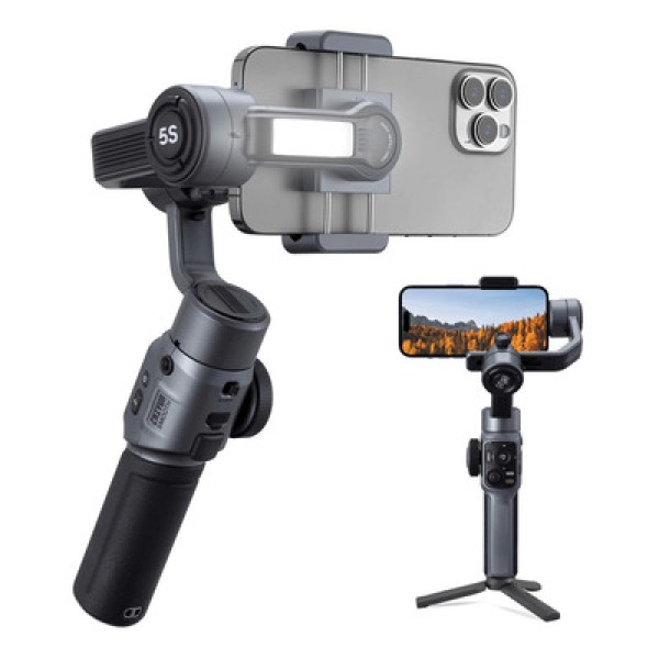 Encontraproduto.com.br - Estabilizador Gimbal Zhiyun Smooth-5S Handheld Standard para SmartPhones (Cinza)