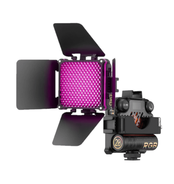 Mini Iluminador LED Zhiyun FIVERAY M20C RGB Pocket Vídeo Light BiColor 20W Combo