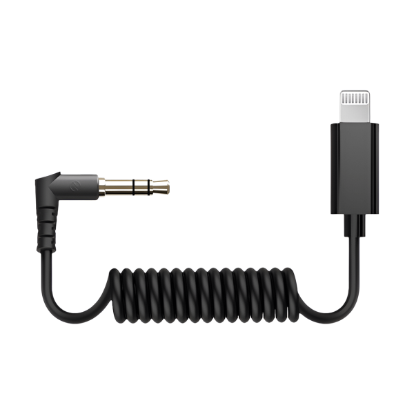 Cabo Adaptador de Áudio Hollyland TRS 3.5mm para Lightning