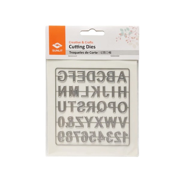 Encontraproduto.com.br - Faca de Corte Sunlit Alfabeto com Números