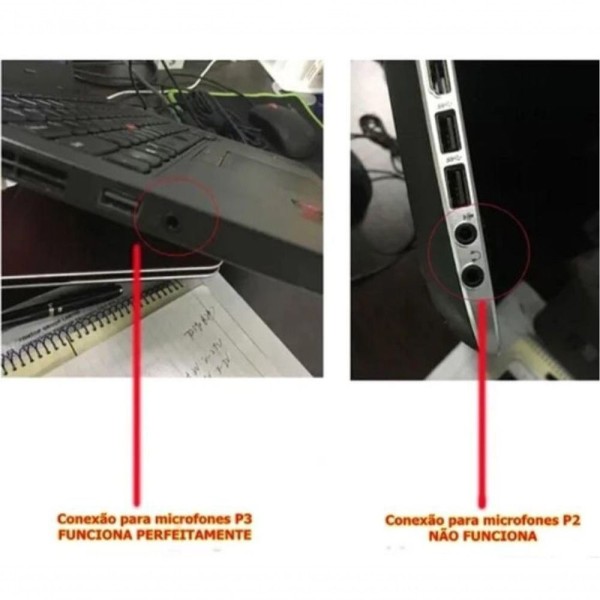 Encontraproduto.com.br - Microfone Lapela Km-002 P2 (3.5 Mm) Anti-Ruídos
