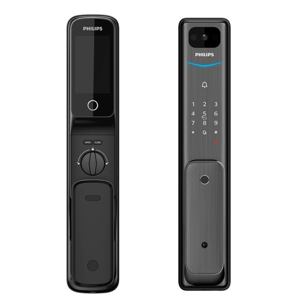 Encontraproduto.com.br - Fechadura Digital Easykey Alpha-vp Preta Philips