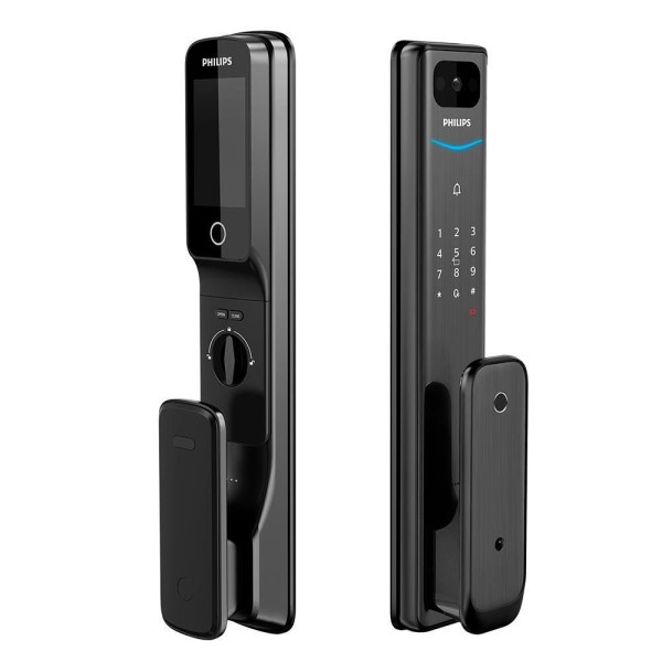 Encontraproduto.com.br - Fechadura Digital Easykey Alpha-vp Preta Philips
