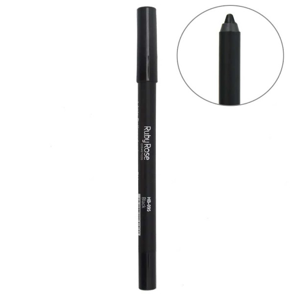 Encontraproduto.com.br - Lápis Delineador Ruby Rose Carbon Black Prova Dágua Preto