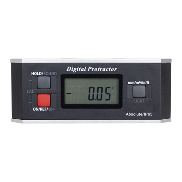 Encontraproduto.com.br - Medidor de inclinação digital 360° Res. 0,05° visor LCD base magnética IP65 Werka 242-0702