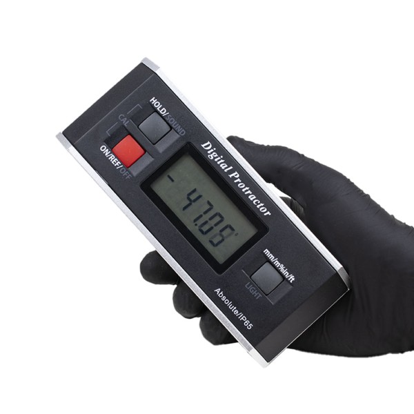 Encontraproduto.com.br - Medidor de inclinação digital 360° Res. 0,05° visor LCD base magnética IP65 Werka 242-0702
