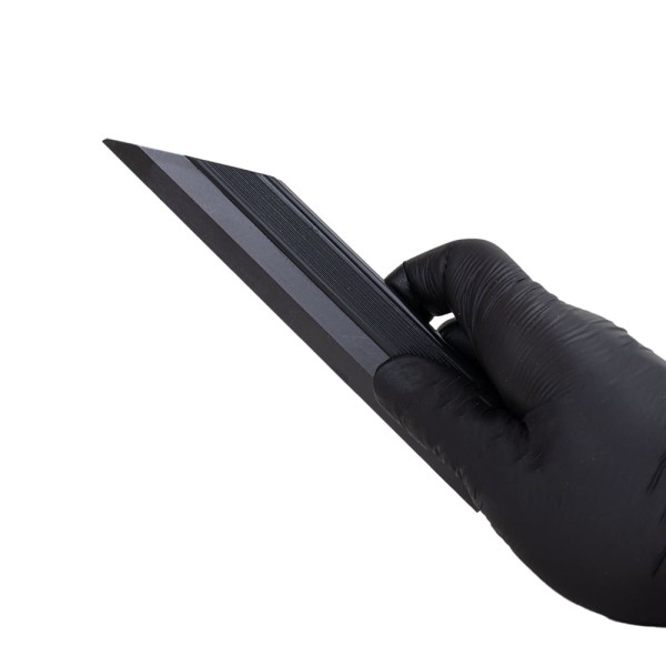 Encontraproduto.com.br - Régua de luz com fio retificada e lapidada 150mm DIN874/00 aço especial endurecido OxiBlack Werka 241-1396