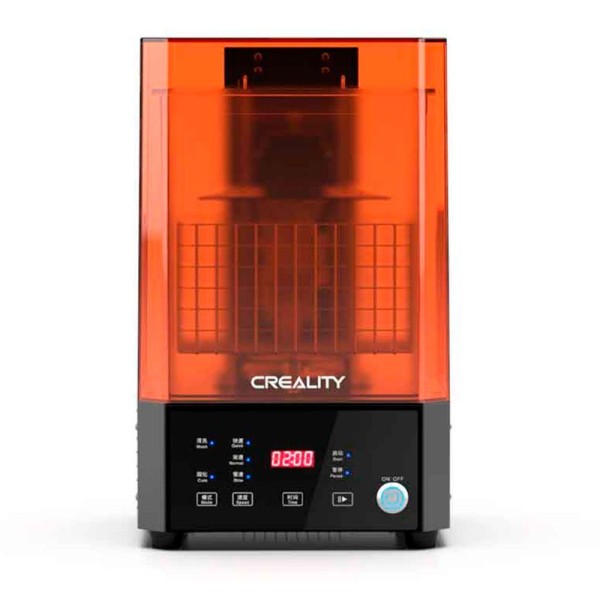 Encontraproduto.com.br - Máquina Creality De Lavagem E Cura 3d Creality Uw-01 Preto Com Laranja Bivolt