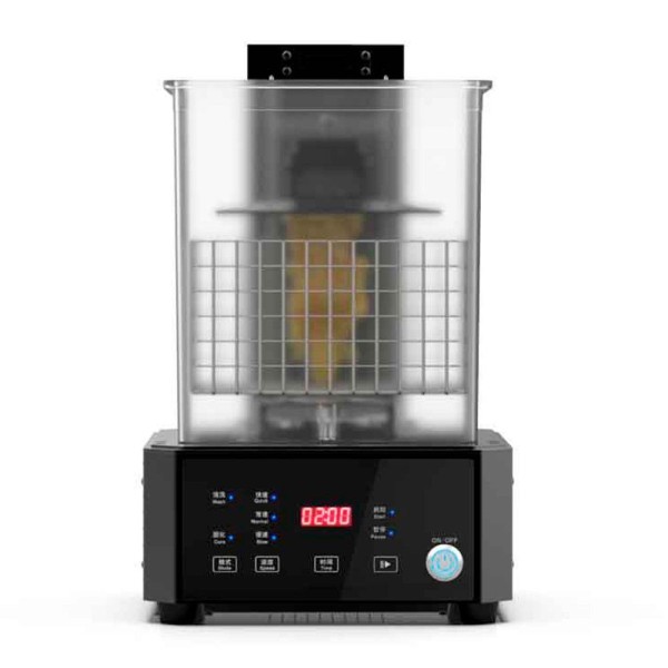 Encontraproduto.com.br - Máquina Creality De Lavagem E Cura 3d Creality Uw-01 Preto Com Laranja Bivolt