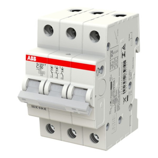 Mini Disjuntor Tripolar 20A Curva C 3KA SJ200 ABB