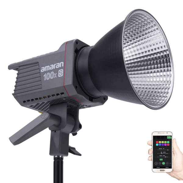 Encontraproduto.com.br - Iluminador LED Amaran 100x S Bicolor COB Luz Contínua 100w Monolight Bowens (Bivolt)