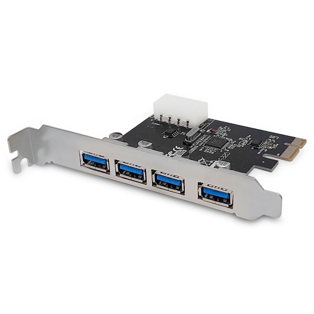 Encontraproduto.com.br - Placa Pci-e Controladora F3, 4 Portas Usb 3.0 - Jc-pci-3.0