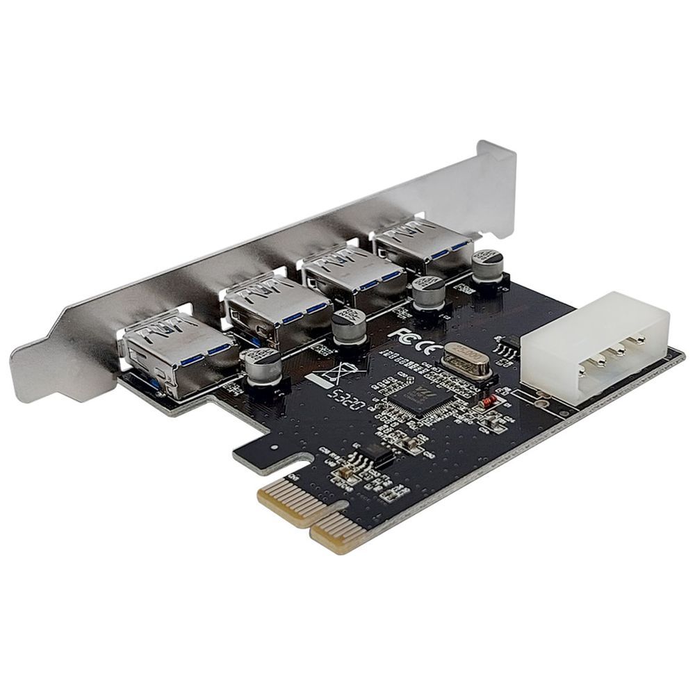 Encontraproduto.com.br - Placa Pci-e Controladora F3, 4 Portas Usb 3.0 - Jc-pci-3.0