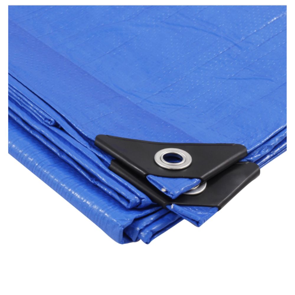 Encontraproduto.com.br - Lona Carreteiro Azul 150 Micras 2x2m 4m2 Construmarcas