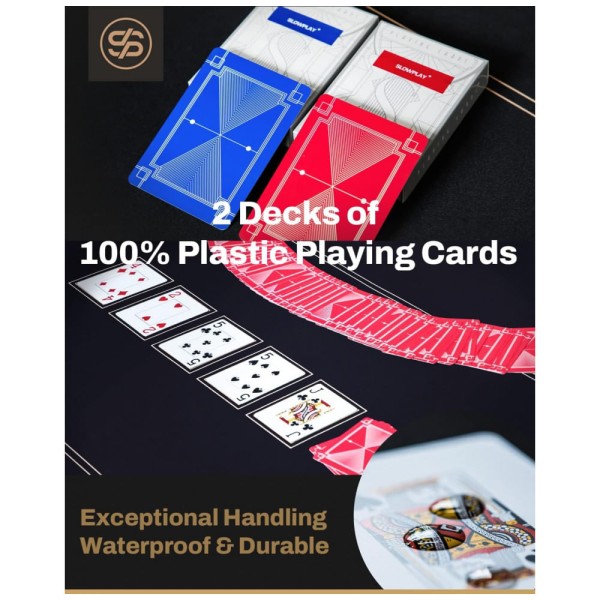 Encontraproduto.com.br - Maleta de Poker com Detalhes em Branco e 300 Fichas sem Numeração para Texas Holdem 14g, SLOWPLAY, Preta