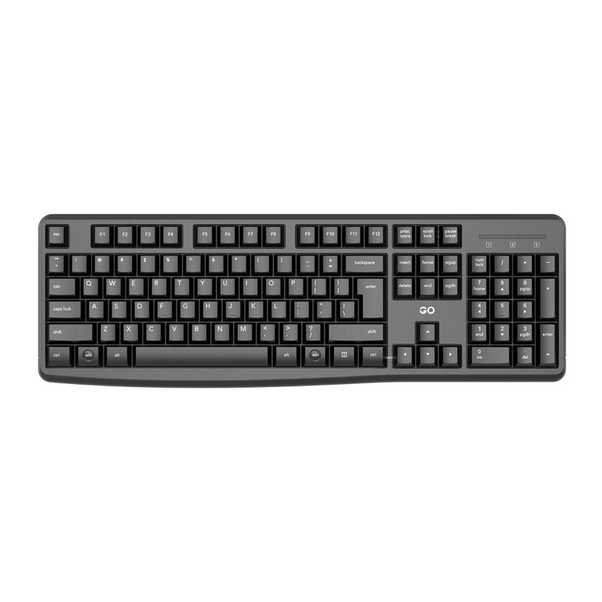 Encontraproduto.com.br - Kit Teclado E Mouse Sem Fio Fantech Go Wk894 Preto (MP)