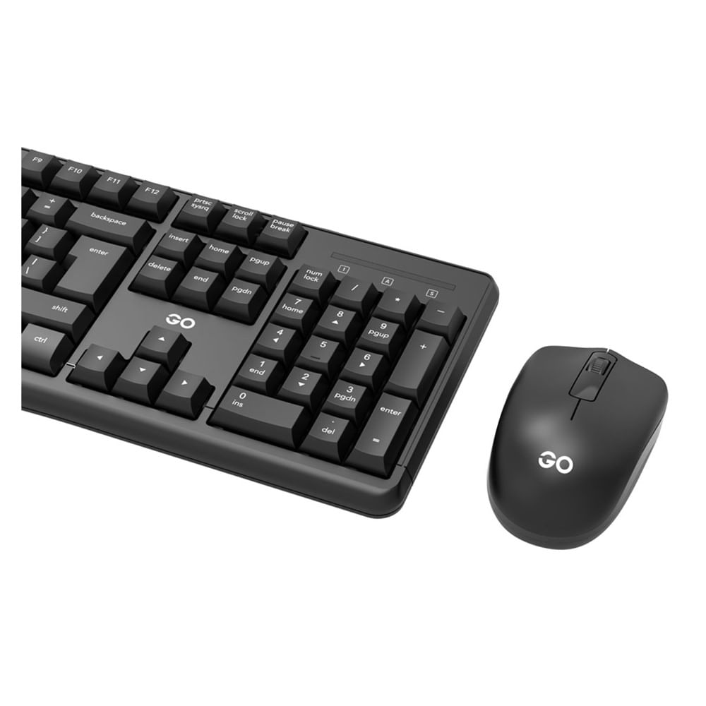 Encontraproduto.com.br - Kit Teclado E Mouse Sem Fio Fantech Go Wk894 Preto (MP)