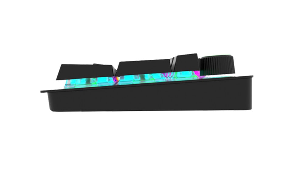 Encontraproduto.com.br - Teclado USB Gamer Mecanico Maxpower Space Edition MK853 RGB Branco - Fantech