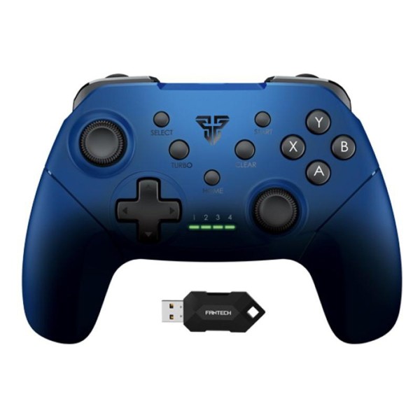Encontraproduto.com.br - Controle Sem Fio Para Pc/PS3 Fantech Shooter II Wgp13 Azul (MP)