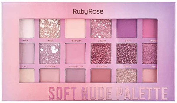 Encontraproduto.com.br - Nova Paleta De Sombra Soft Nude Ruby Rose