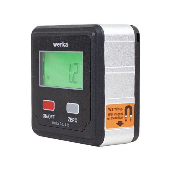 Encontraproduto.com.br - Mini medidor de inclinação digital e ângulo de bolso 4x90° Res. 0.1° Werka 6103-02