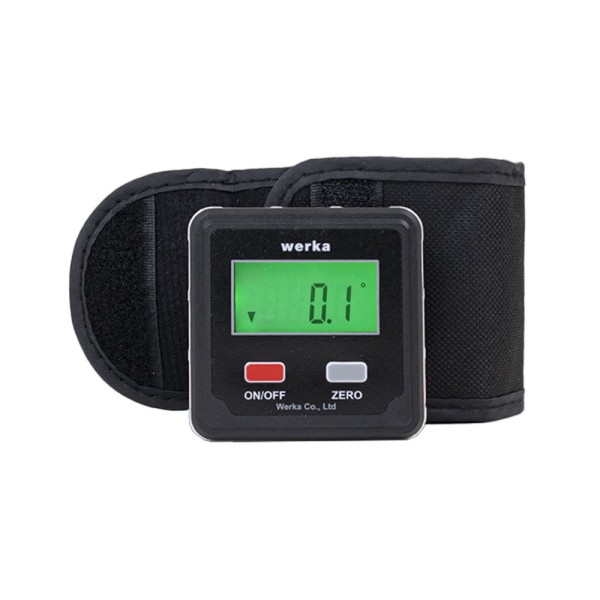 Encontraproduto.com.br - Mini medidor de inclinação digital e ângulo de bolso 4x90° Res. 0.1° Werka 6103-02