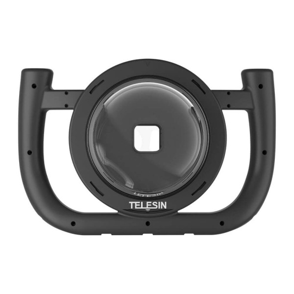 Encontraproduto.com.br - Dome para GoPro Hero 12 / 11 / 10 / 9 Black com Suporte Manual - Telesin