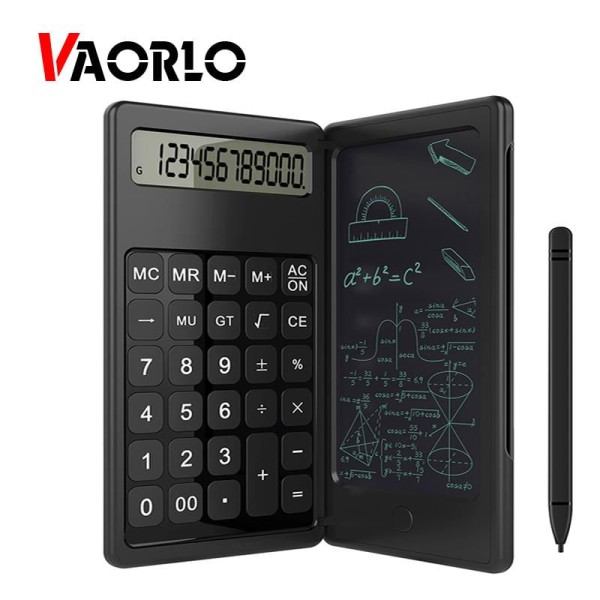 Encontraproduto.com.br - Calculadora Dobrável e Tablet de Escrita LCD de 6 Polegadas