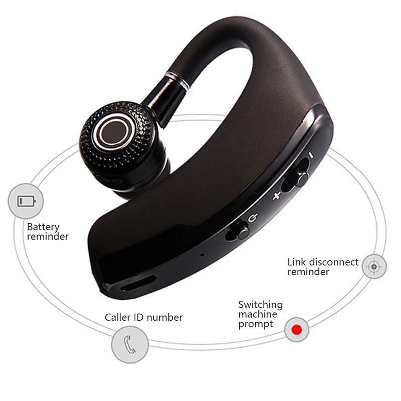 Fone de Ouvido Bluetooth VAORLO Headset Empresarial Sem Fio com Microfone HD