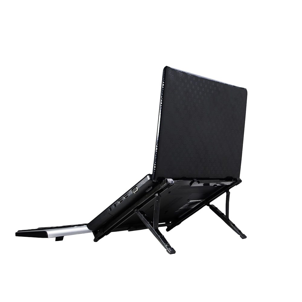 Encontraproduto.com.br - Suporte Regulável para Notebook Preto - AC377OUT [Reembalado]