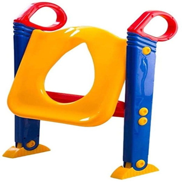 Encontraproduto.com.br - TRONINHO ASSENTO INFANTIL REDUTOR ESCADA VASO SANITARIO BEBE COM ALÇA DESFRALDE