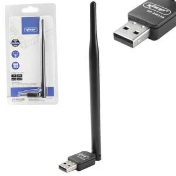 Encontraproduto.com.br - Rede Usb Wireless Com Antena Usb 2 0 Knup Kp Aw156