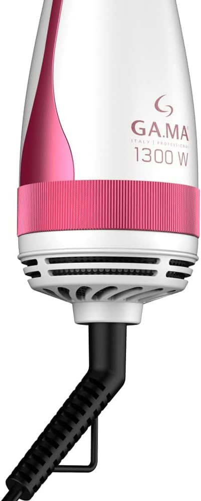 Encontraproduto.com.br - Escova Secadora Gama Glamour Pink Brush 3D 1300W   220V