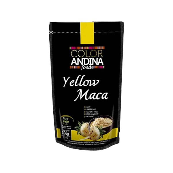 Maca Peruana Amarela 100g Color Andina