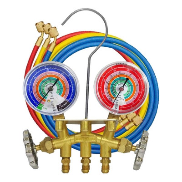 Manifold Analógico Completo R410A R22 R404A e R507A Mastercool