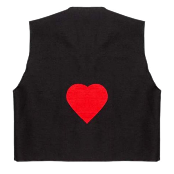Encontraproduto.com.br - Colete Infantil Junino Preto com Apliques Feltro e Forro Xadrez