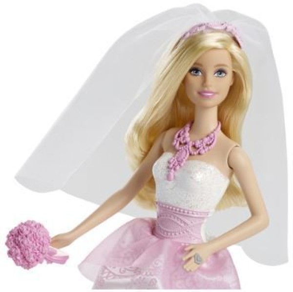 Encontraproduto.com.br - Boneca Barbie Noiva Conto de Fadas - Mattel