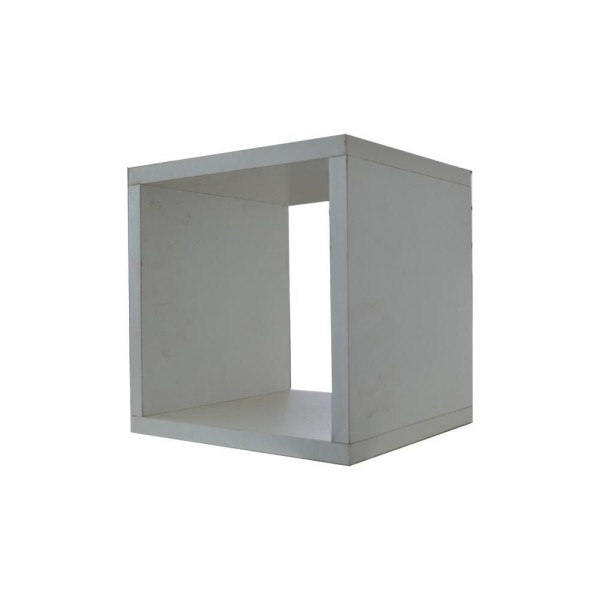 Encontraproduto.com.br - Nicho Decorativo 40x40x15 Cm Em Mdf branco [f031]