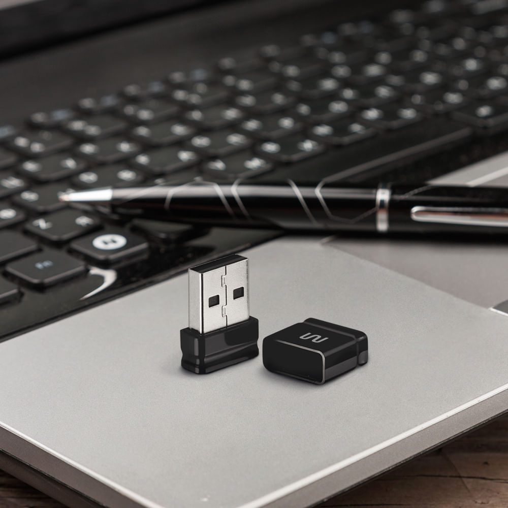 Encontraproduto.com.br - Pendrive Nano Preto 4gb Multilaser - PD052OUT [Reembalado]