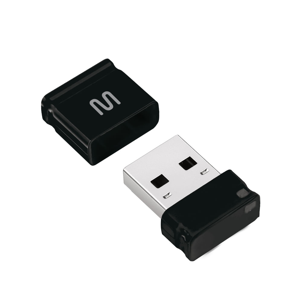 Encontraproduto.com.br - Pendrive Nano Preto 4gb Multilaser - PD052OUT [Reembalado]