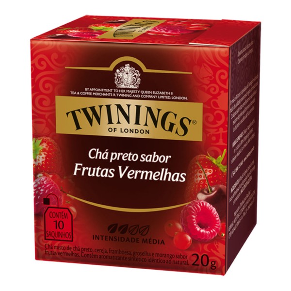 Encontraproduto.com.br - Chá Twinings Preto Frutas Vermelhas 20g