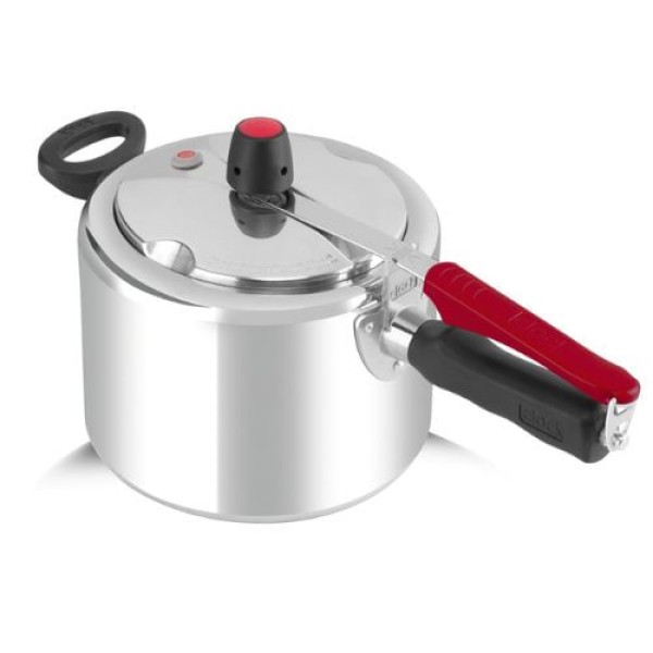 Encontraproduto.com.br - Panela de Pressão 4,5L Clock Original Fechamento Interno Polida