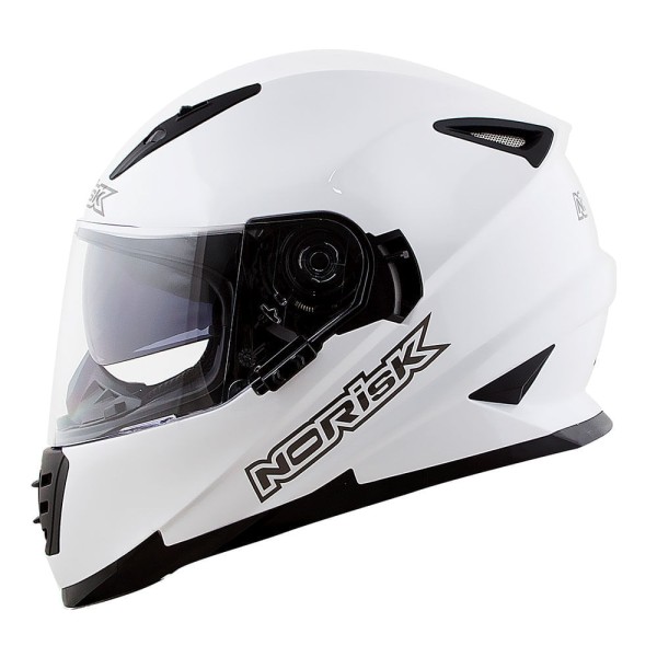 Encontraproduto.com.br - CAPACETE NORISK SOUL MONOCOLOR BRANCO