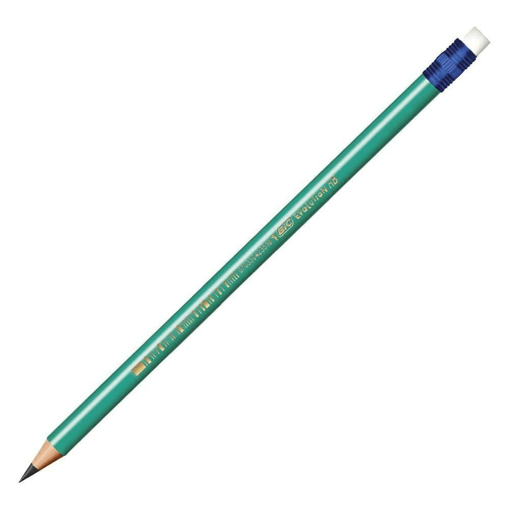 Encontraproduto.com.br - Lápis Grafite Evolution Hb N2 4 Unidades Hexagonal Com Borracha